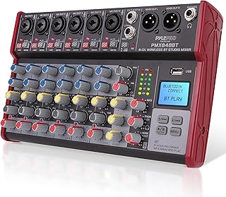 Pyle 8-Channel Bluetooth DJ Mixer