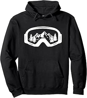 Wintersport Skiing Hoodie Goggles