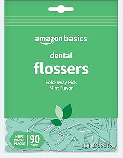 Amazon Basics Mint Dental Flossers