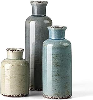 CwlwGO Ceramic Decorative Vase Set