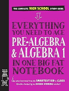 Ace Pre-Algebra & Algebra 1 Notebook
