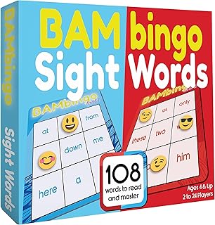 Bambino Sight Word Bingo