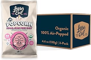 LesserEvil Himalayan Pink Salt Popcorn