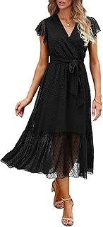 BTFBM Bohemian Floral Midi Dress