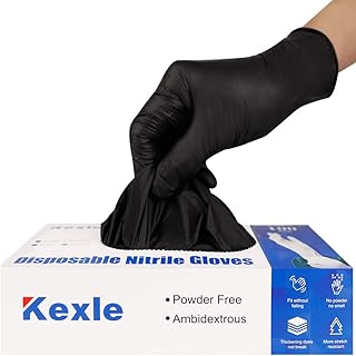 Nitrile Safety Disposable Gloves 100-Pack