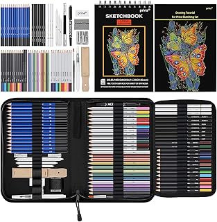 Prina 76-Piece Art Sketching Set