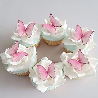 GEORLD Edible Butterflies Cake Toppers