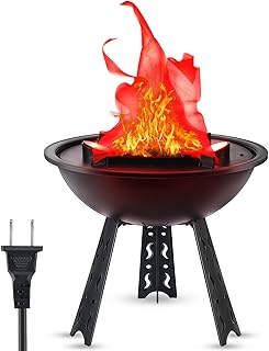 3D LED Flickering Fire Lamp