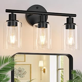 Modern 3-Light Bathroom Fixture