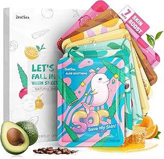 ZealSea Natural Facial Sheet Masks