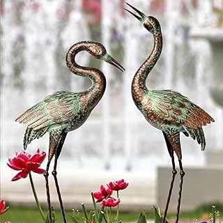 Shorayn Blue Heron Garden Statues