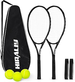 HIRALIY Adults' Tennis Rackets Set