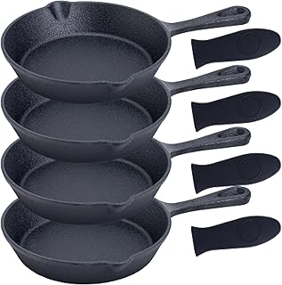 Bruntmor Pre-Seasoned Mini Skillet Set