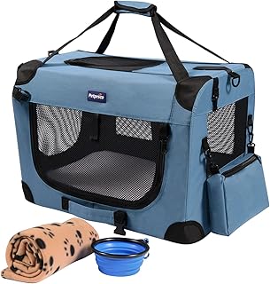 Petprsco Portable Collapsible Dog Crate