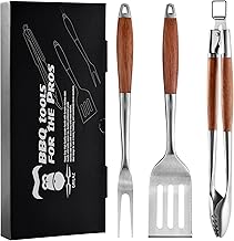 Rose Wood BBQ Tools Set