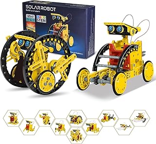 Solar 12-in-1 Kids' Robot Kit