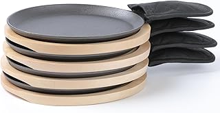HAWOK Pre-seasoned Fajita Pan Set
