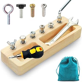 Montessori Wooden Screwdriver Set