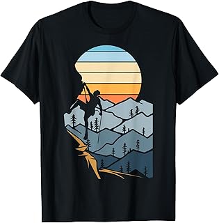 Retro Rock Climbing Tee