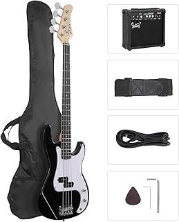 GLARRY Electric Bass Beginner Kit