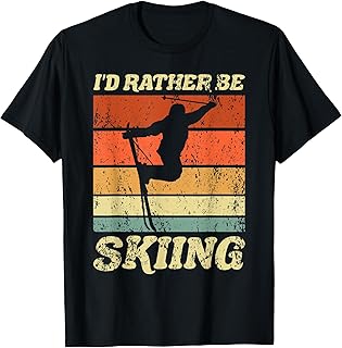 Retro Skiing Vacation T-Shirt
