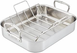 Hestan Provisions – 16.5" Classic Clad Roaster with Stianless Steel Rack