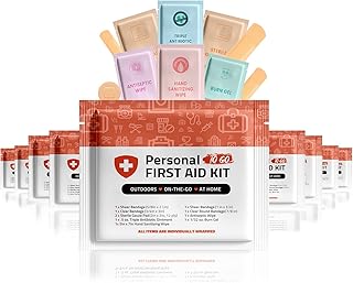 10-Pack Personal First Aid Kit