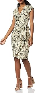 Classic Cap Sleeve Wrap Dress