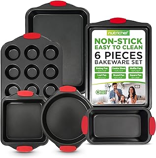 NutriChef 6-Piece Nonstick Bakeware