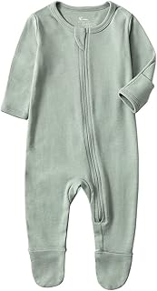 O2 BABY Organic Zip-Front Pajamas