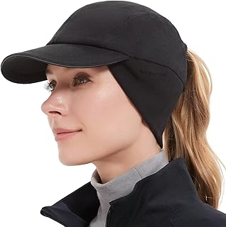 Reflective Fleece Ponytail Hat