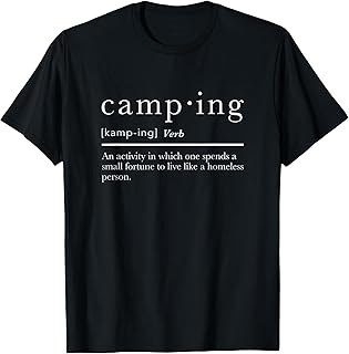 Humorous Camp Definition T-Shirt