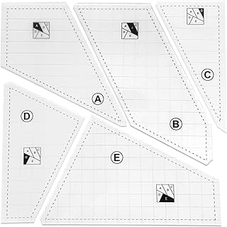 5Pcs Quilting Template Set