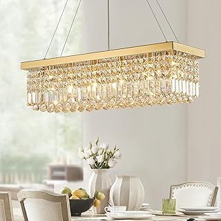 Siljoy Gold Crystal Chandelier