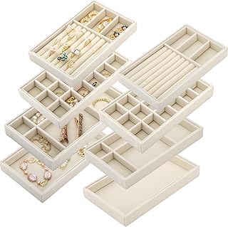 Elsjoy Velvet Jewelry Trays