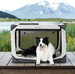 Lesure Portable Collapsible Dog Crate