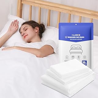 Queen Disposable Travel Bedding Set