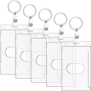 Marspark Clear Keychain Card Holder