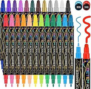 Betem Dual Tip Acrylic Markers