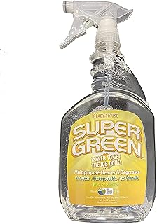 SuperGreen All-Purpose Cleaner | Scent Free | 32 Ounce Spray Bottle | 1 Pack…