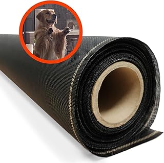 Super Screen 20/20 No-See-Um Screen - (48 in x 100 ft) - Weather & Pet Proof Screen - Porch & Patio Screen - Durable Screen Mesh Roll - Window Screen Replacement Bug Mesh - Dog & Cat Proof Screen