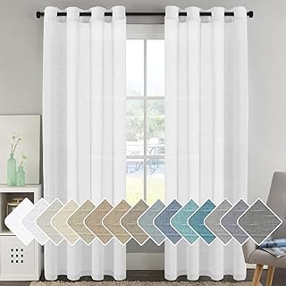 H.Versailtex Linen Curtain Panels