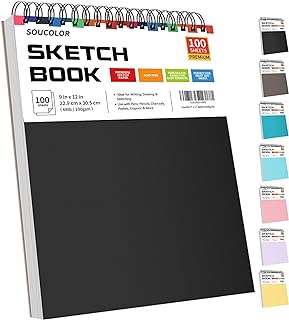 Soucolor Spiral Bound Sketchbook