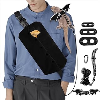 WATFOON Lizard Leather Leash Set
