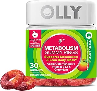 OLLY Metabolism Apple Gummy Rings