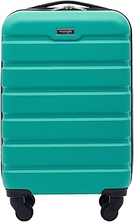 Wrangler Teal Spinner Carry-On