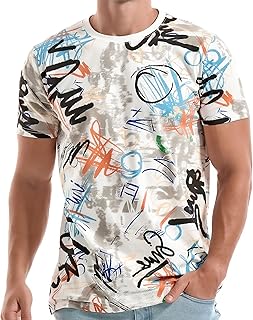 YININF Hip Hop Print T-Shirt