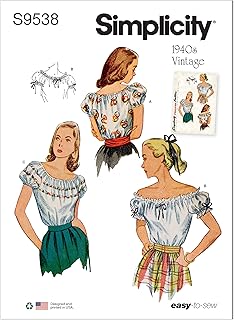 Simplicity Vintage Pullover Blouse Kit