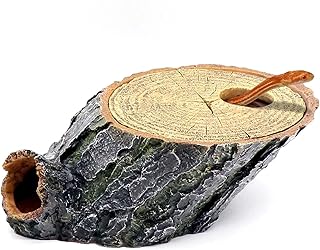 Snake Hide and Basking Tree Roots Cave for Terrariums, Available for Climbing and Hiding Spots for Reptiles, Amphibians, and Small Animals, Corn Snake, Small Gecko