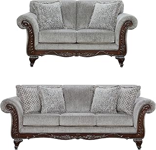 Hernen Gray Sofa Set